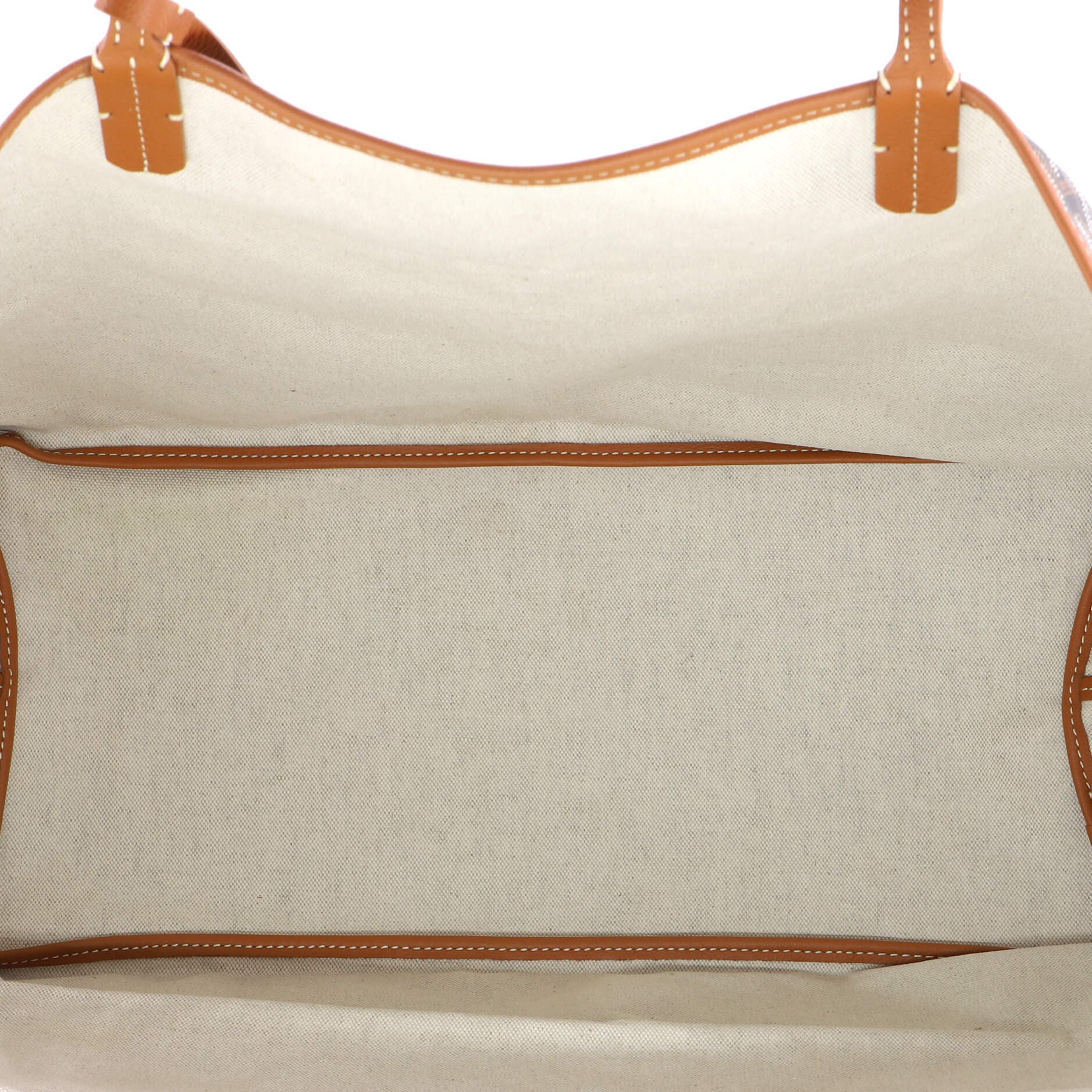 Pre-Owned Goyard Saint Louis Tote Coated Canvas GM, Alternate, color, Brown