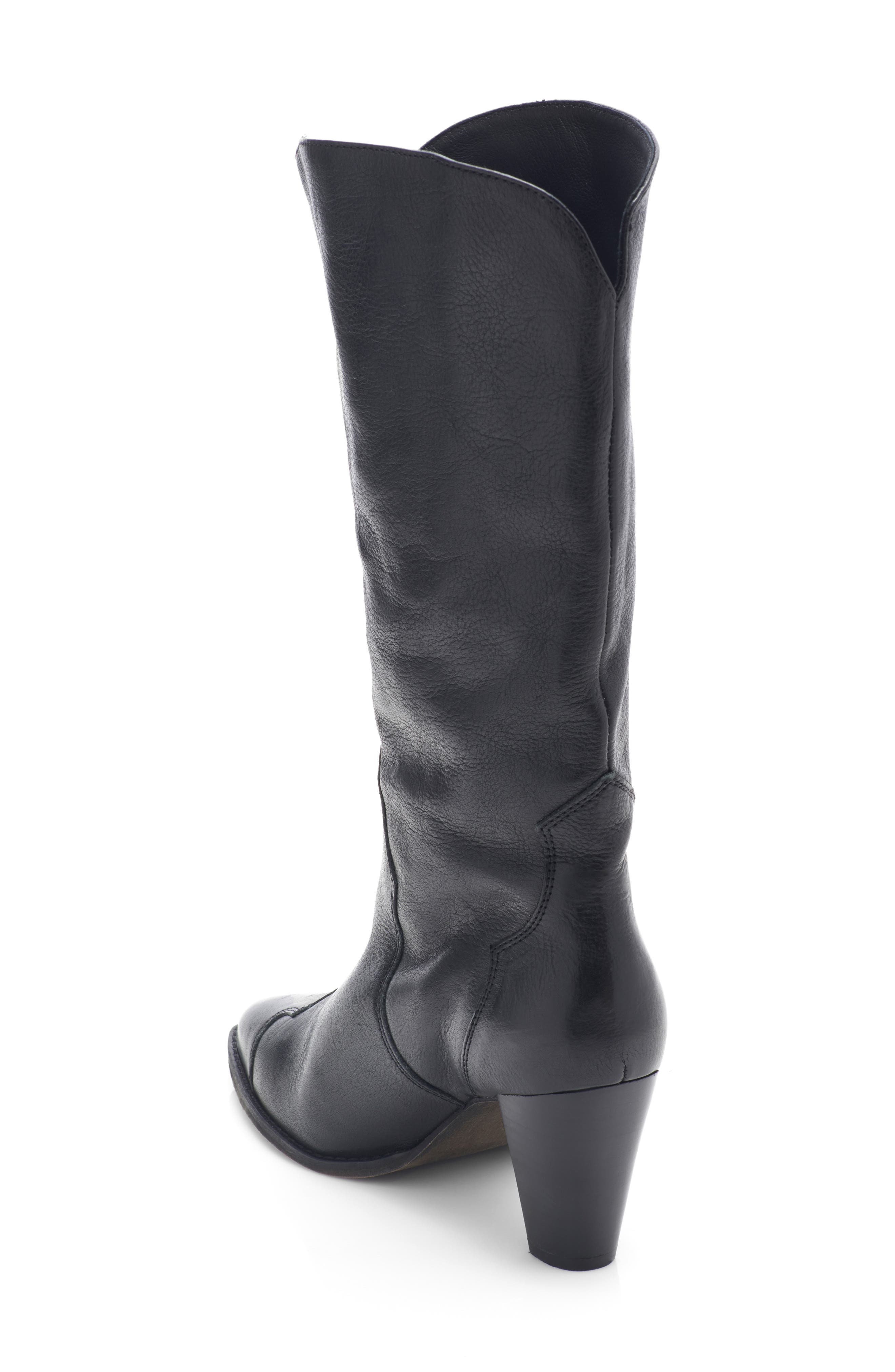 Shayne Western Boot, Alternate, color, BLACK