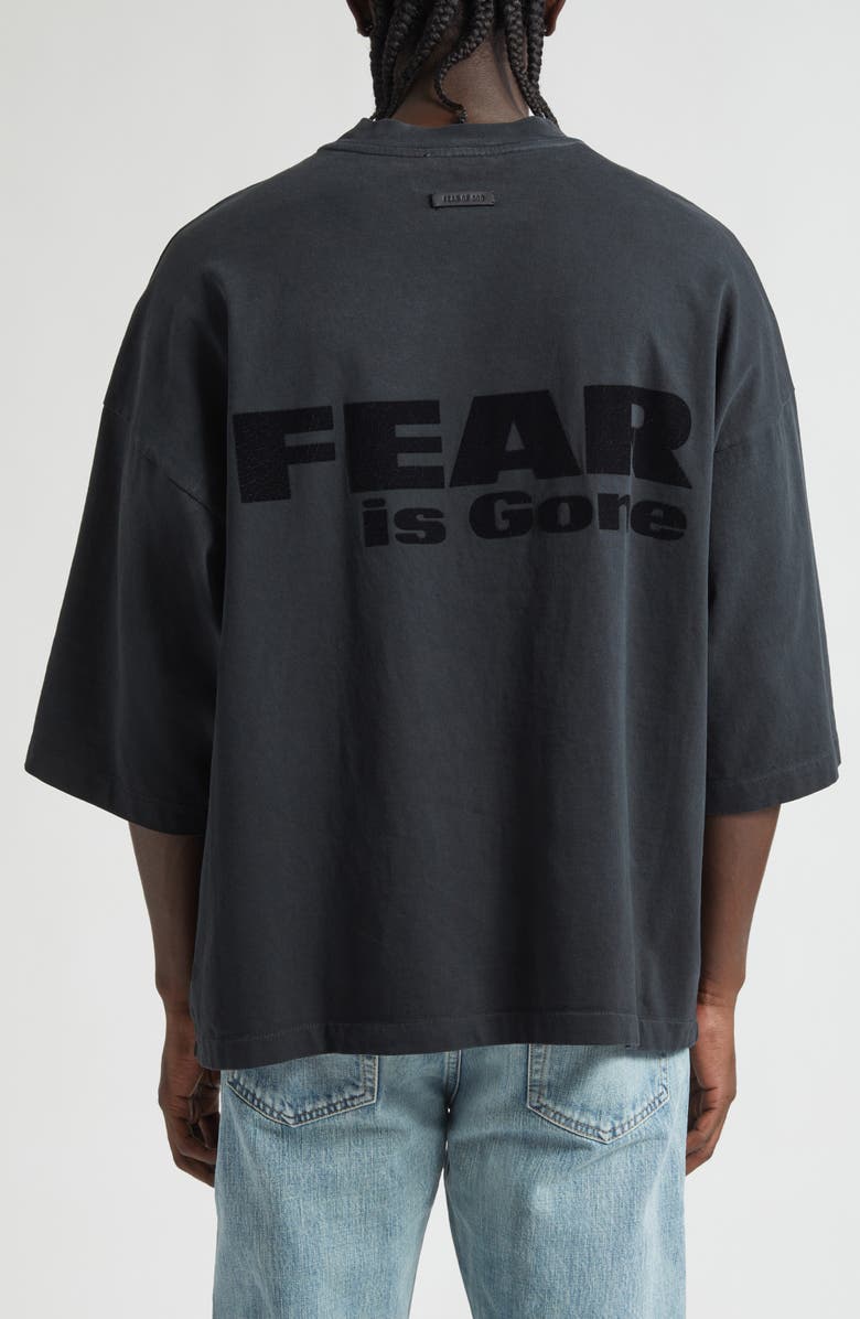 Fear of God Fear Is Gone Relaxed Graphic T-Shirt, Alternate, color, Black Black
