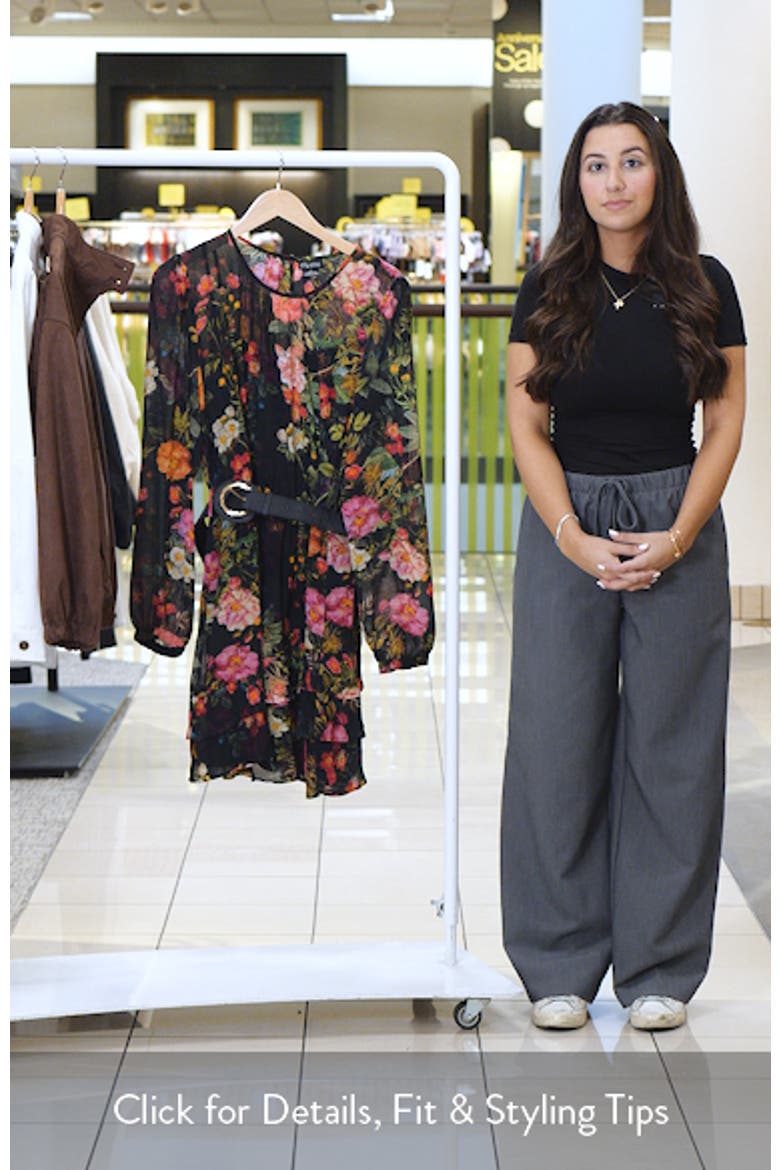 Charlee Floral Belted Dress video