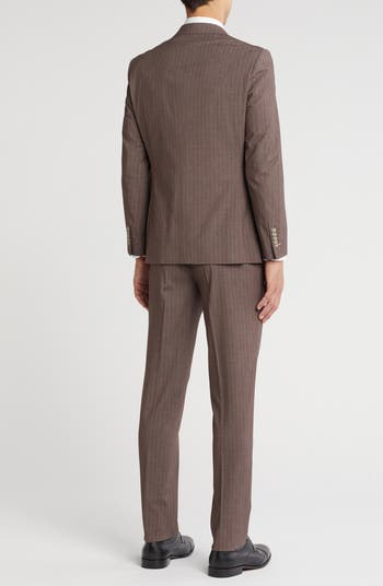 Two-Button Flat Front Suit