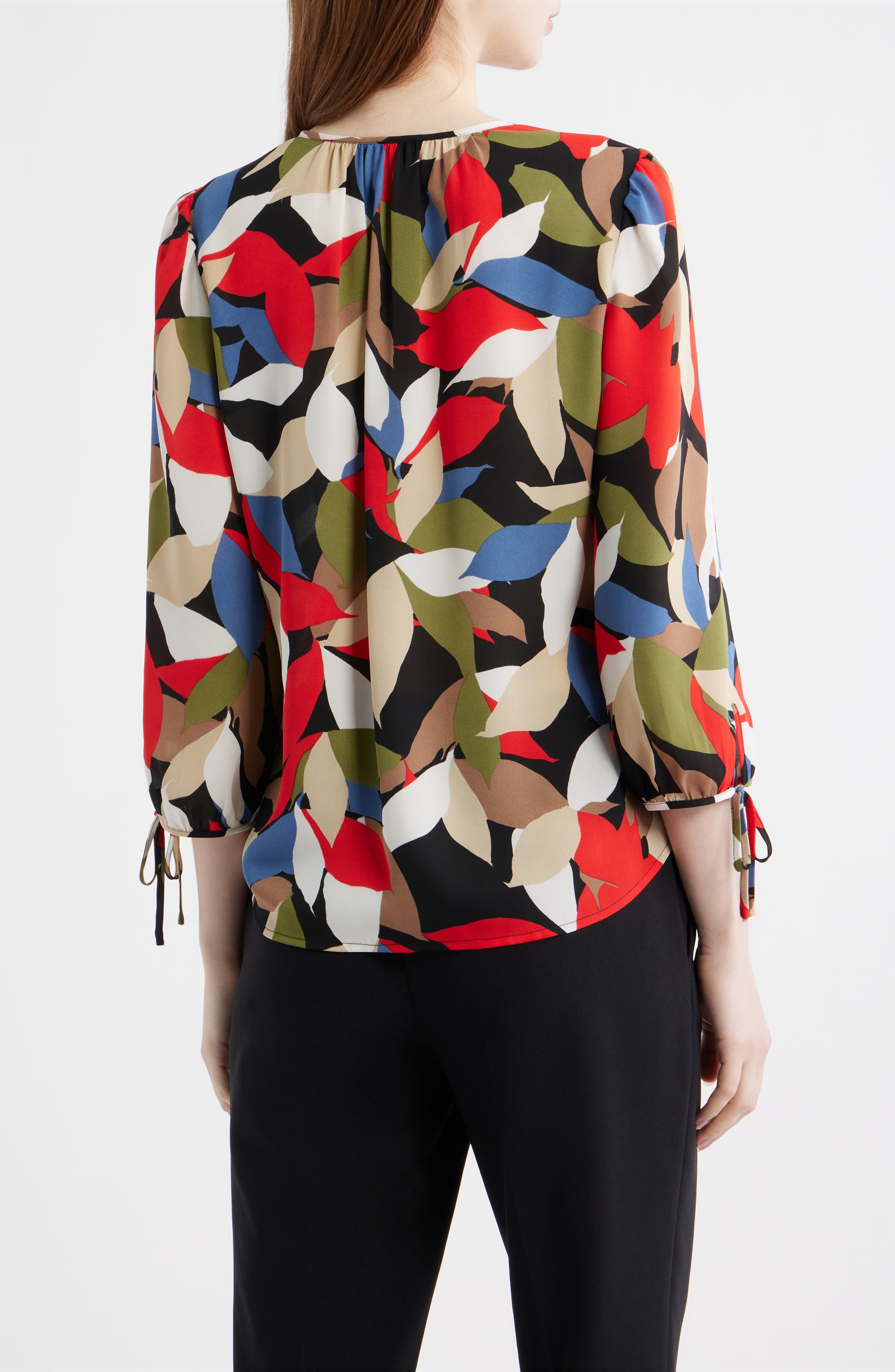 V-Neck Woven Shirt - image 2