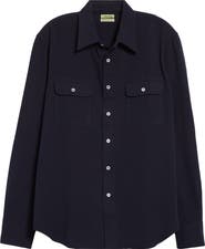 De Bonne Facture Artist Cotton & Hemp Button-Up Shirt