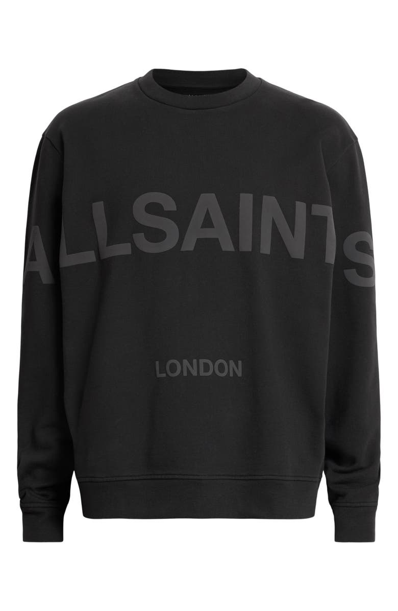 AllSaints Biggy Logo Graphic Sweatshirt, Alternate, color, 