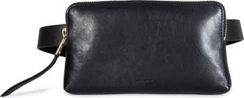AllSaints ショッパーバッグ AllSaints Zip Leather Belt Bag | Nordstrom