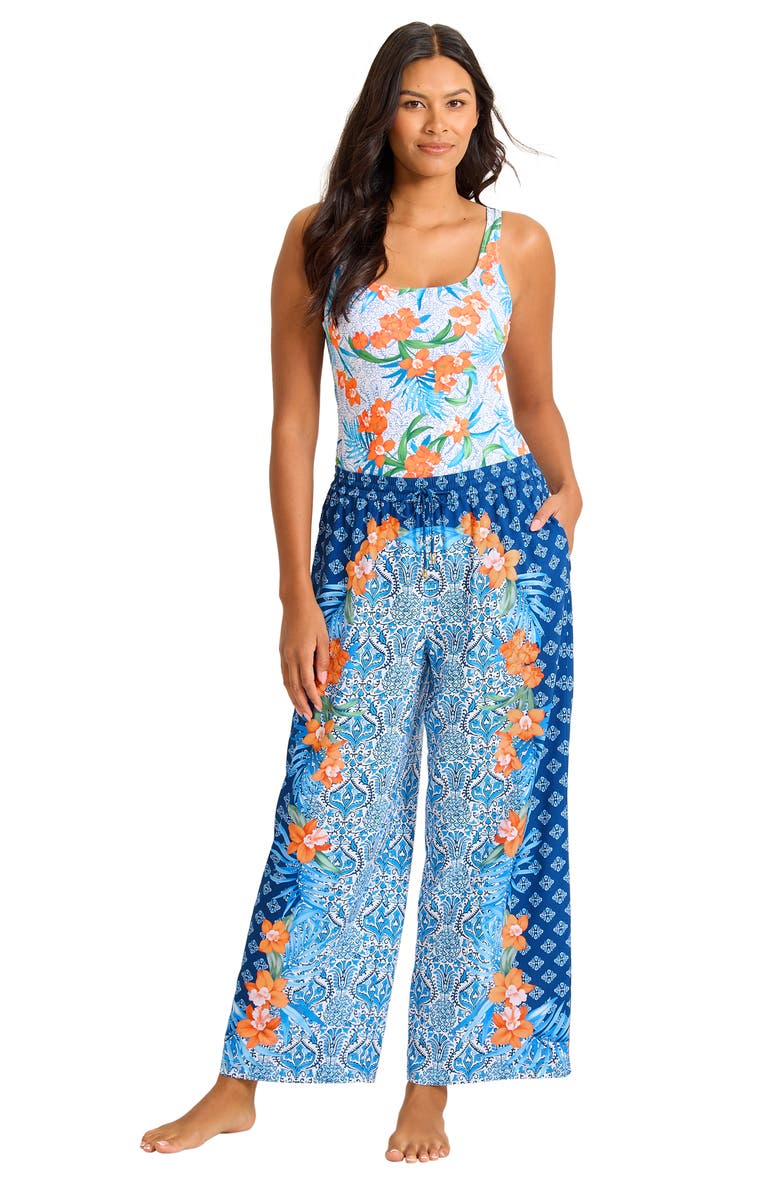 Tommy Bahama Goa Tropical Cover-Up Pants, Alternate, color,