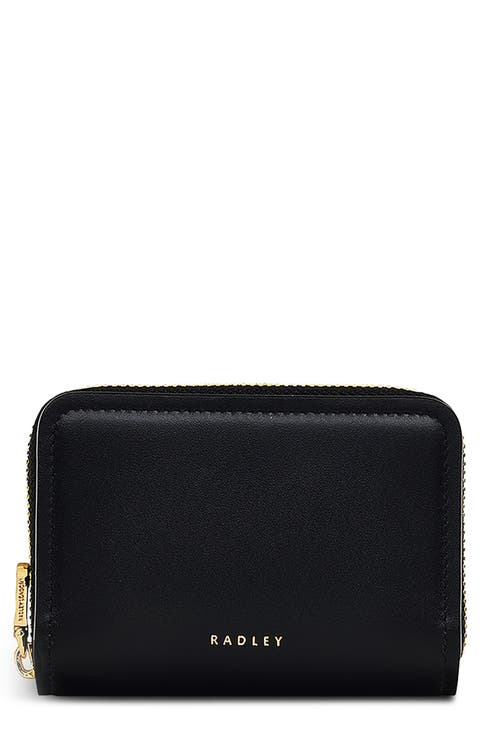 Bow Street Small Zip Leather Wallet