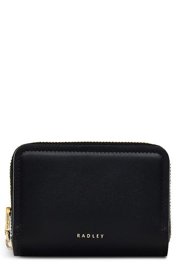 Radley Bow Street Small Zip Leather Wallet In Black