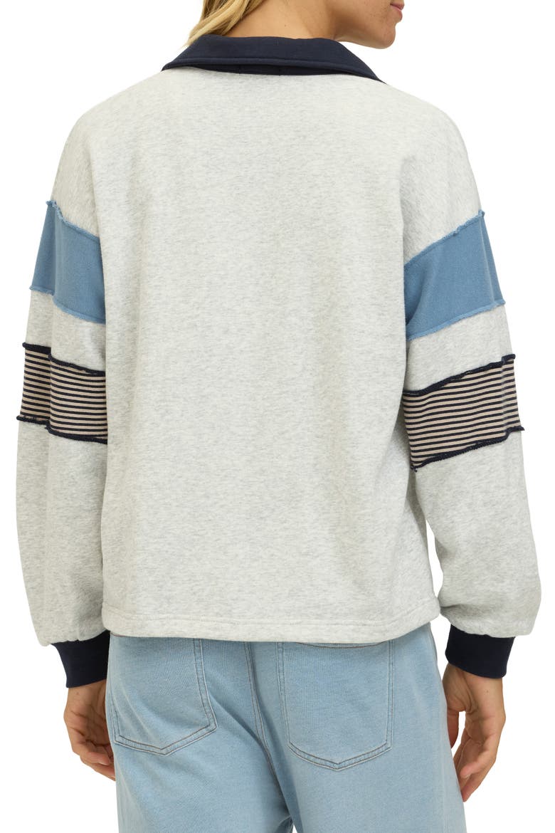 Paula Cotton Blend Pullover, Alternate, color, LIGHT HEATHER GREY / GALAXY