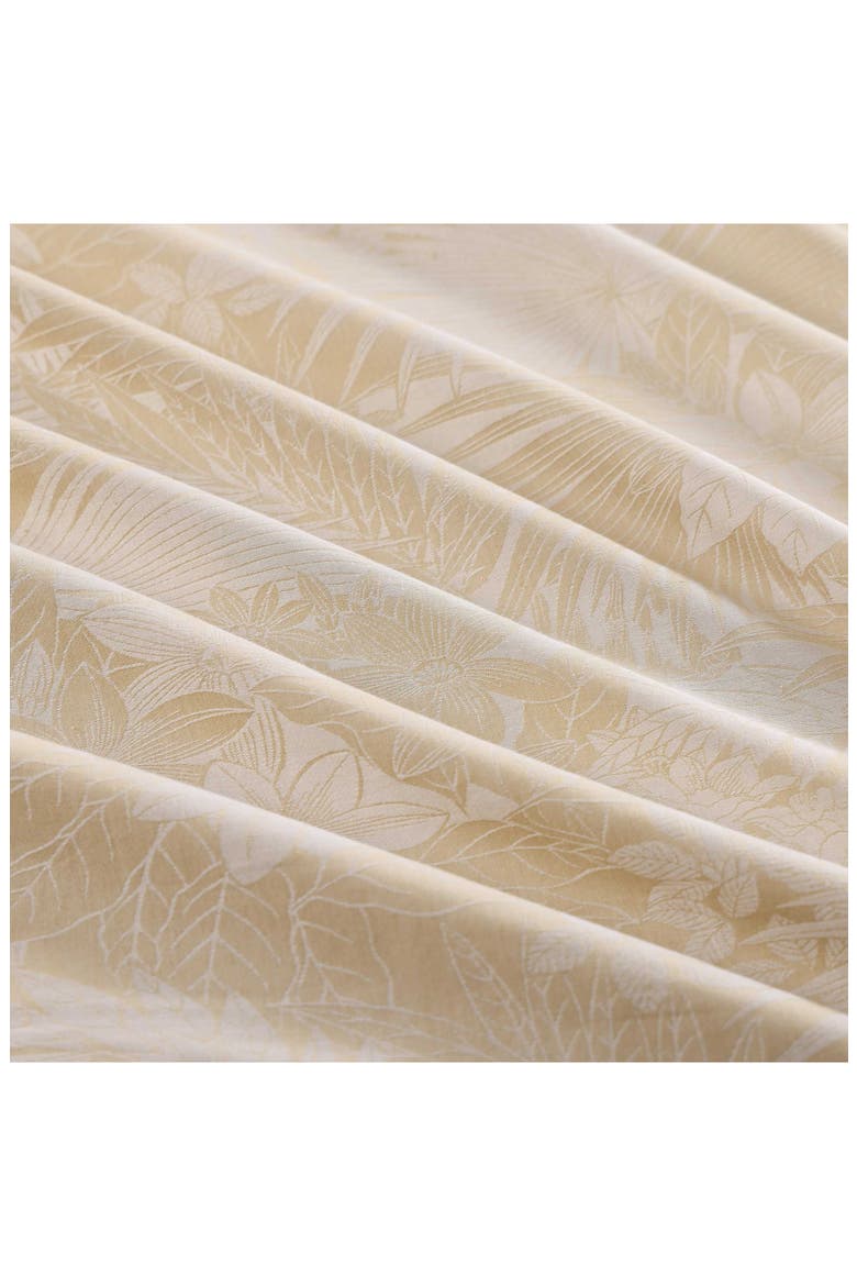 Beachside Blooms Cotton Sateen Comforter & Sham Set, Alternate, color, LIGHT BEIGE