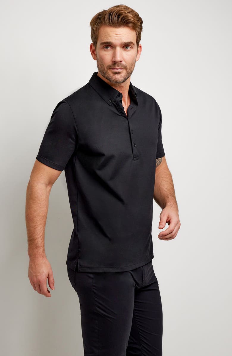 Anatomie Ryan Polo Shirt, Alternate, color, Black
