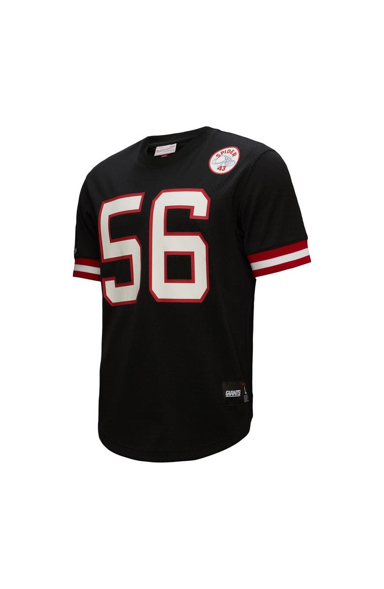 Mitchell & Ness Men's Mitchell & Ness Lawrence Taylor Black New York Giants Retired Player Name & Number Mesh Top, Alternate, color, Black