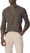 Joe's Long Sleeve Waffle Henley T-Shirt