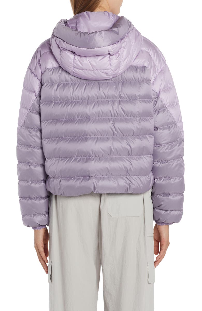 Moncler Sylans Colorblock Hooded Down Jacket, Alternate, color, 