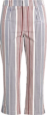 Damson Madder Gaia Stretch Organic Cotton Capri Pants