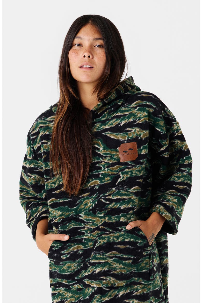 Major Everyday Fleece Poncho, Alternate, color, MULTI