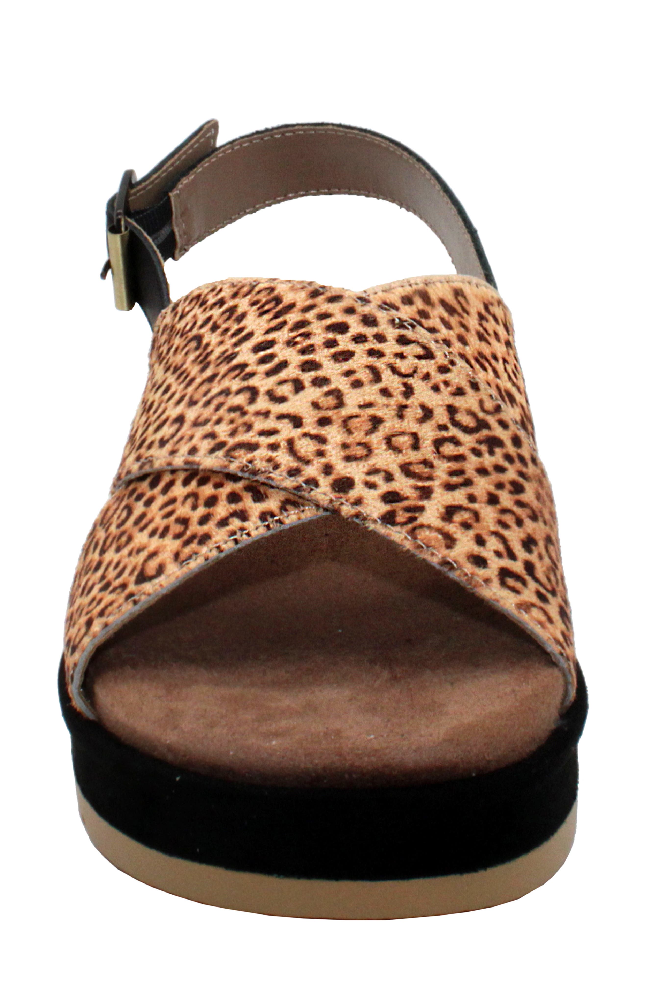 Very Volatile Calabar Genuine Calf Hair Platform Sandal, Alternate, color, 