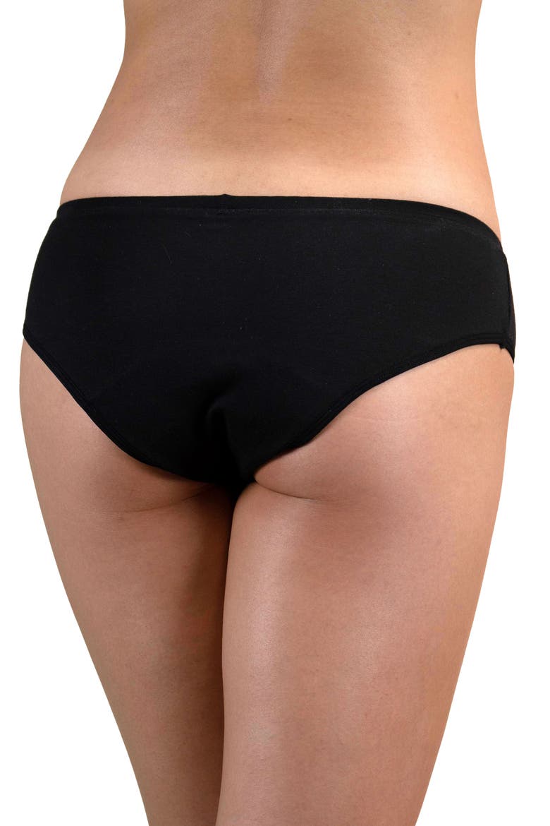 Reusable Period Underwear, Alternate, color, BLACK