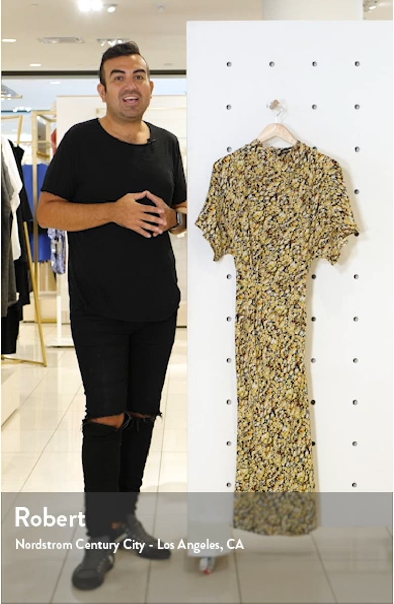 Rhode Meadow Silk Midi Dress, sales video thumbnail