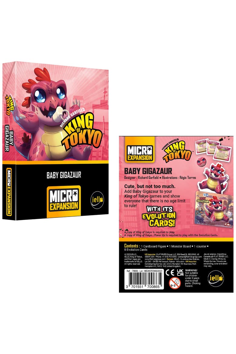 King Of Tokyo Baby Gigazaur Micro Expansion, Alternate, color, Multicolored