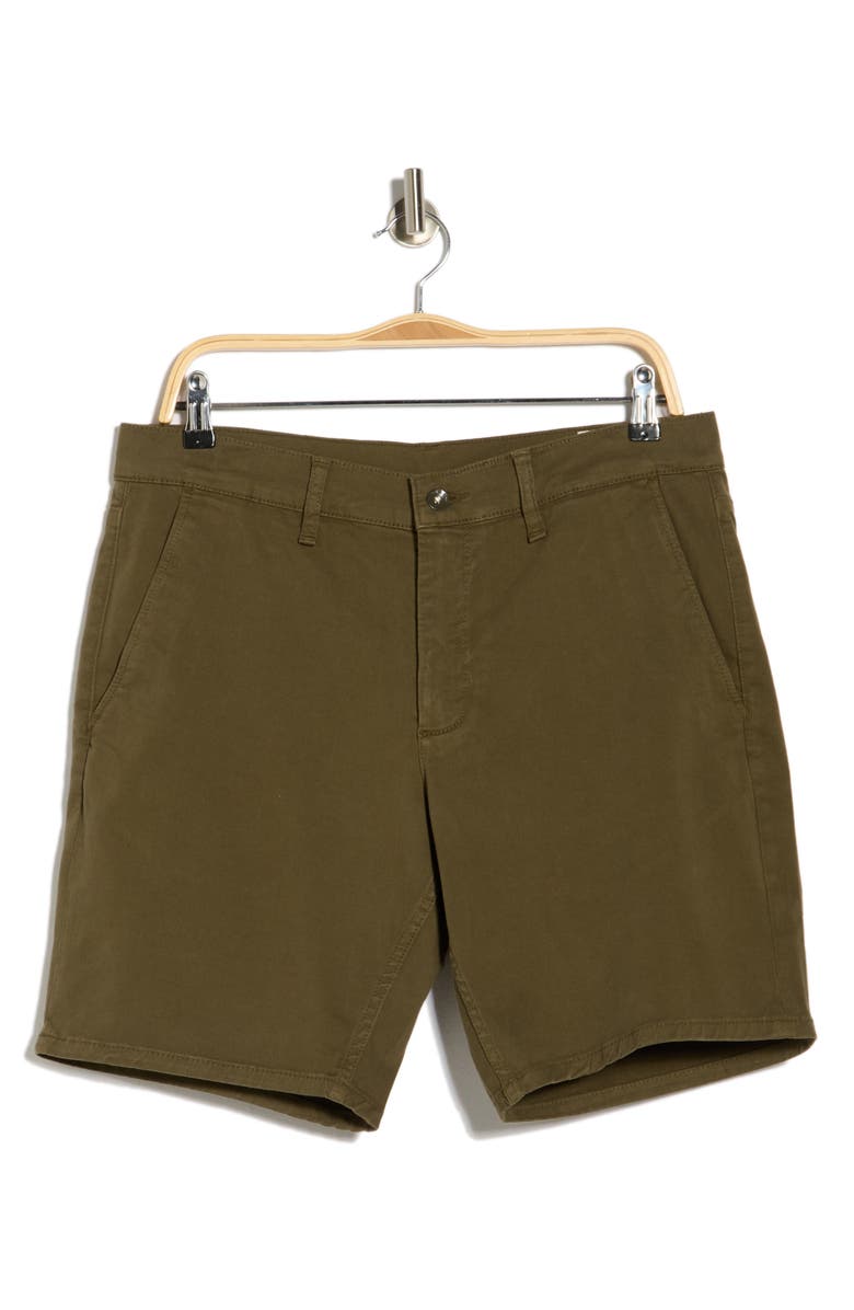 rag & bone Standard Chino Shorts, Main, color, Darkarmy