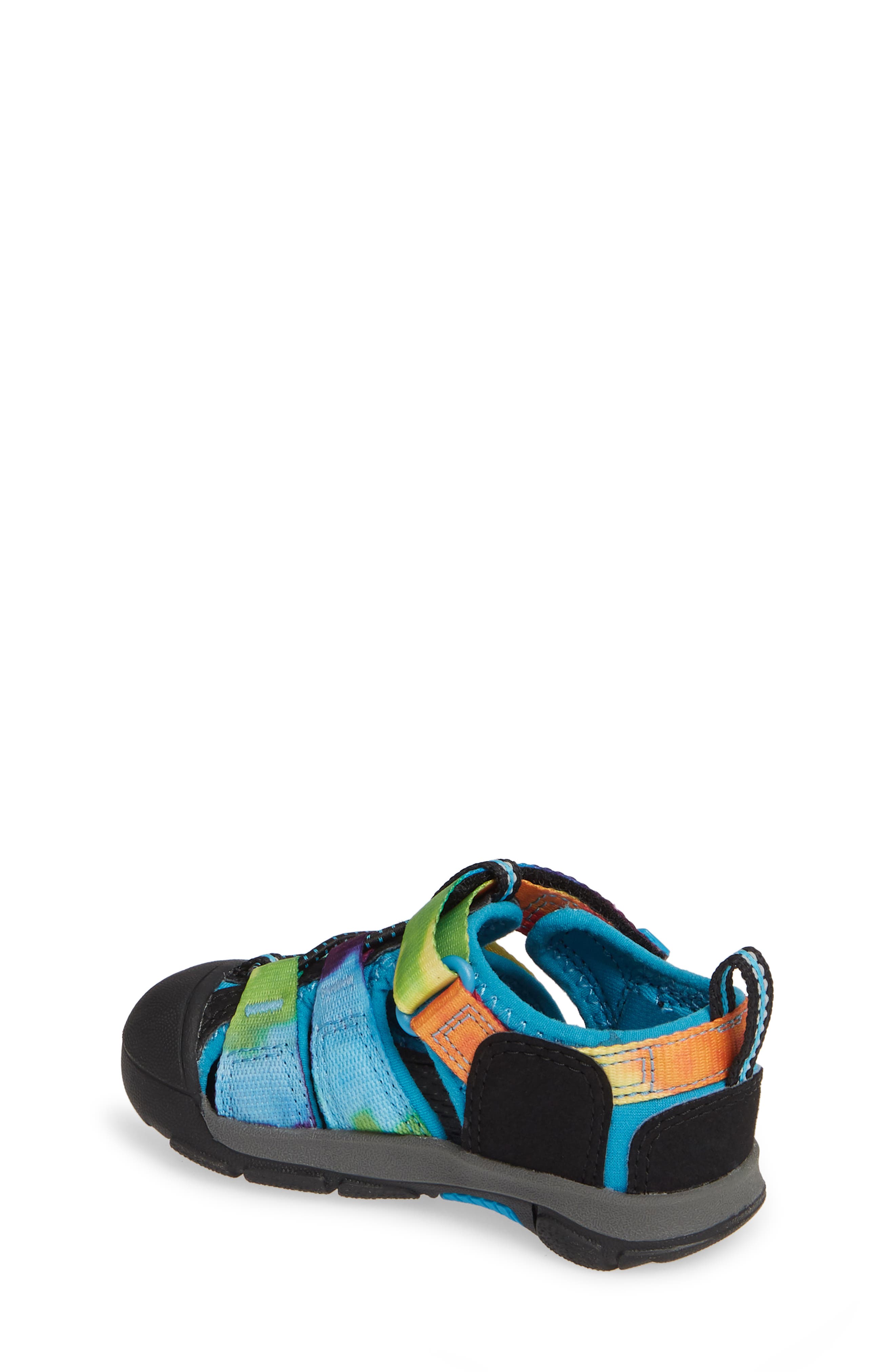 KEEN Kids' Newport H2 Water Friendly Sandal, Alternate, color, Rainbow Tie Dye