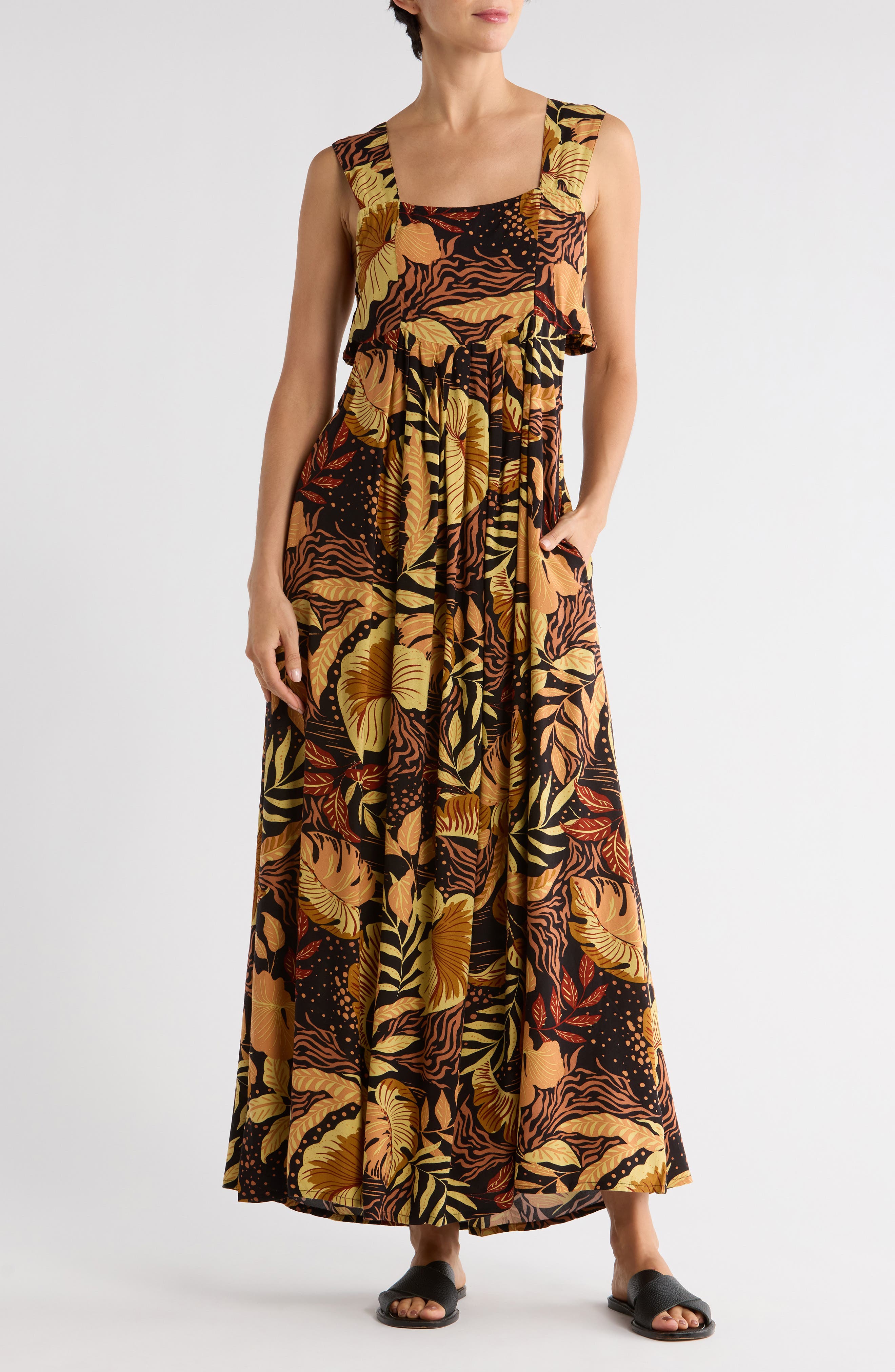 Amuse Society Fascination Woven Tank Dress