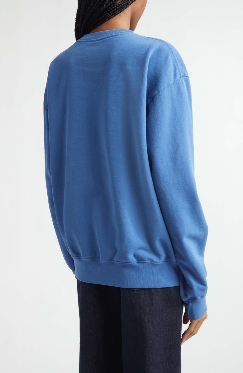 Sporty & Rich Beverly Hills Riding Club Graphic Sweatshirt, Alternate, color, Pier Blue