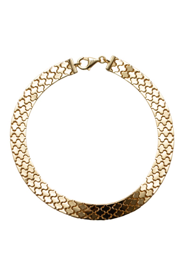 Chunky Stampato Link Bracelet, Main, color, GOLD