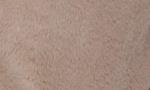 Rain And Rose Faux Fur Longline Coatigan In Sand