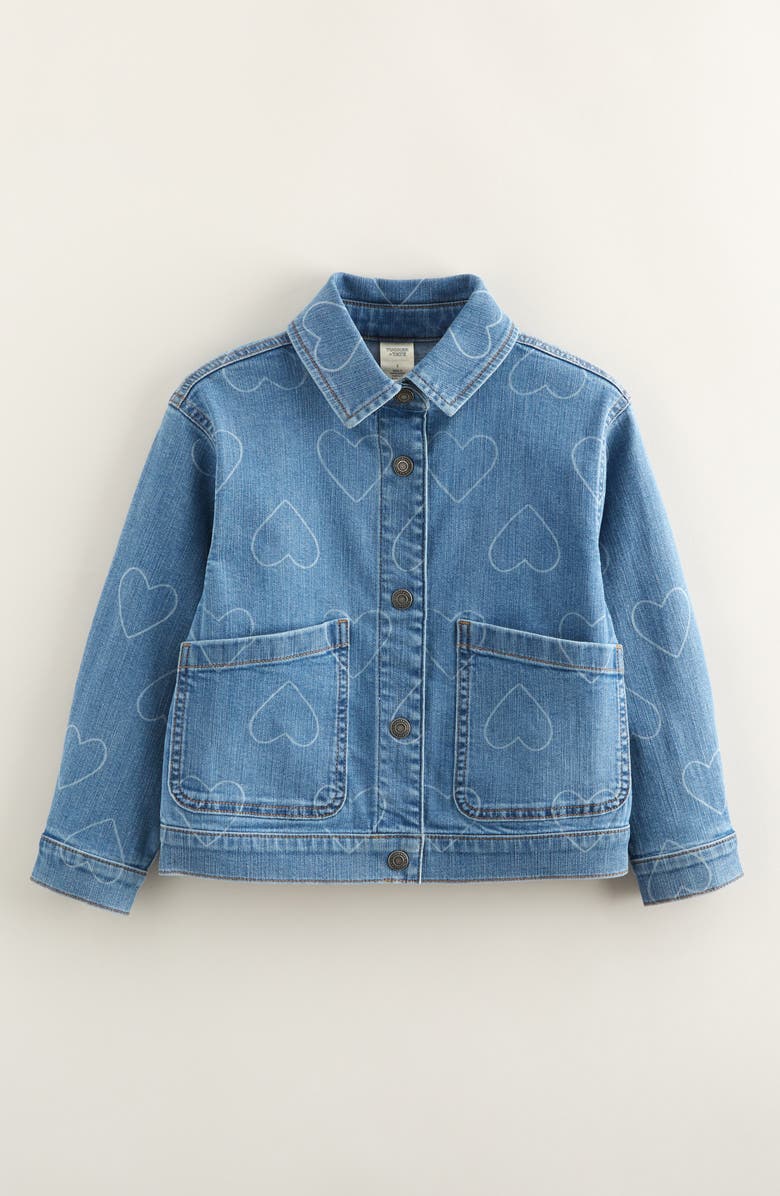 Tucker + Tate Kids' Barn Denim Jacket, Main, color, 