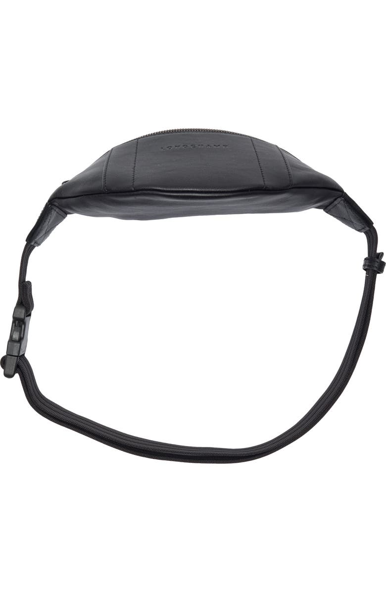 Longchamp 3D Leather Belt Bag, Alternate, color, Black