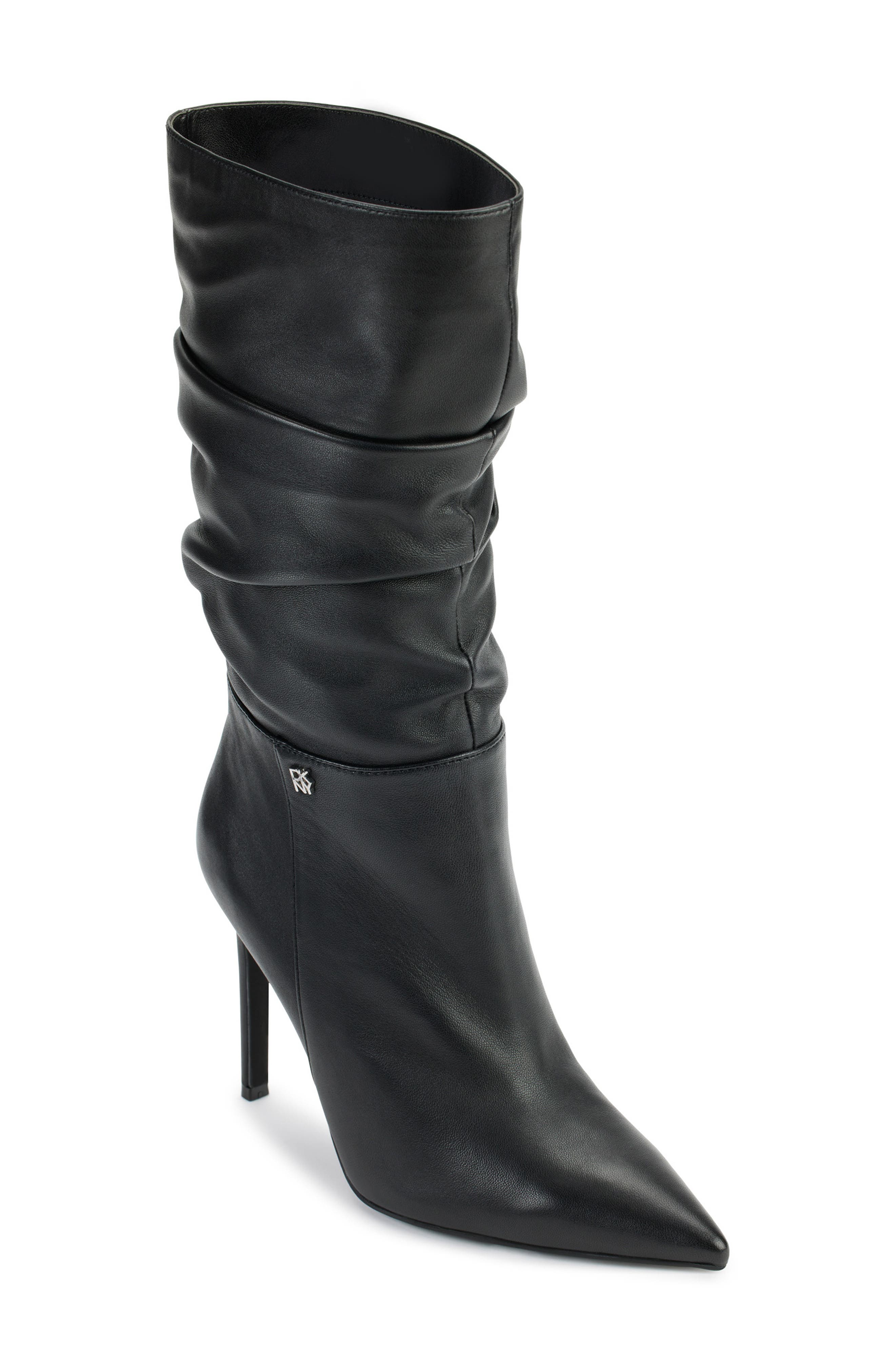 DKNY Maliza Pointed Toe Slouch Boot