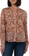 KUT from the Kloth Jasmine Chiffon Button-Up Shirt