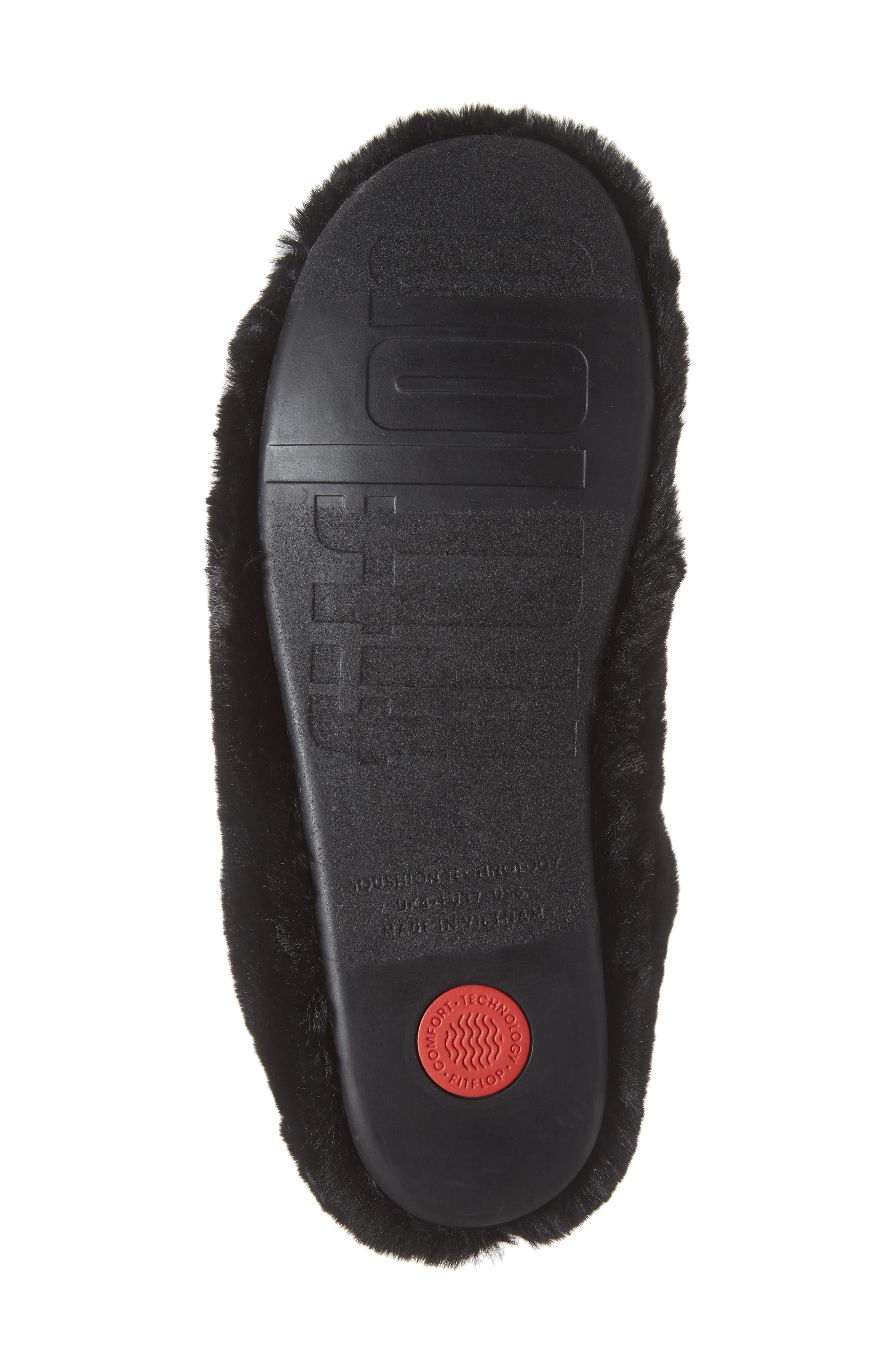 FitFlop Faux Fur Slipper Bootie, Alternate, color, 
