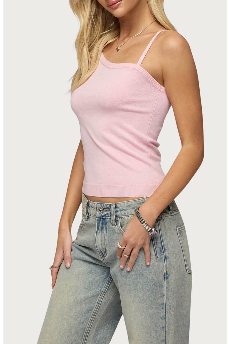 Lorelai Asymmetric Knit Top, Alternate, color, PINK