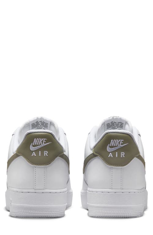 Nike Mens Air Force 1 07 Leather Low-top Trainers In White