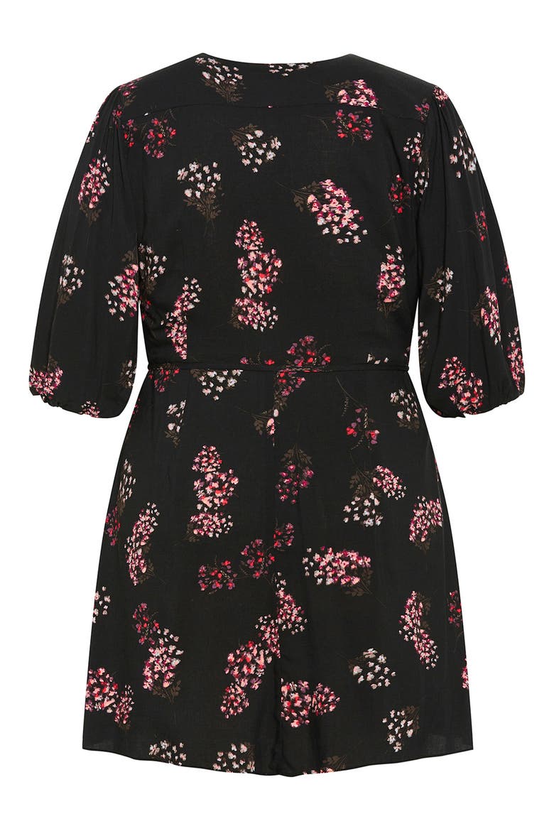 Camila Floral Faux Wrap Dress, Alternate, color, FLORAL