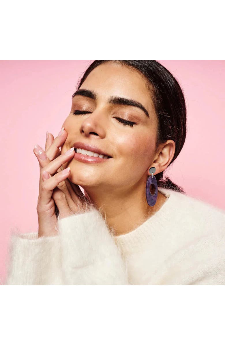 Toolally Hepworth Earrings, Alternate, color, Amethyst