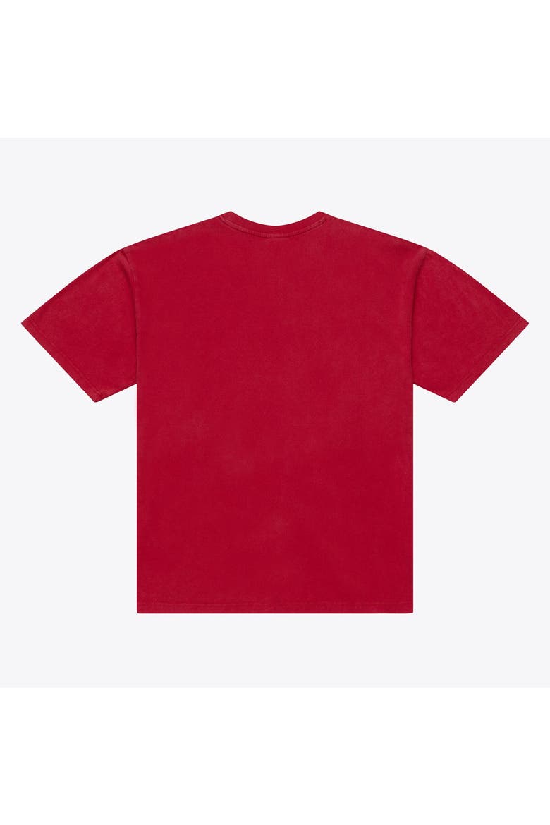 Men's Mitchell & Ness Scarlet San Francisco 49ers Core Essentials Micro Logo T-Shirt, Alternate, color, Scarlet