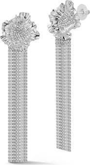 SPHERA MILANO Flower Drop Earrings
