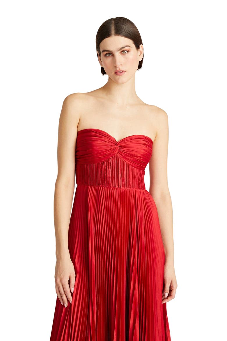 Belle dress, Alternate, color, Cranberry Red