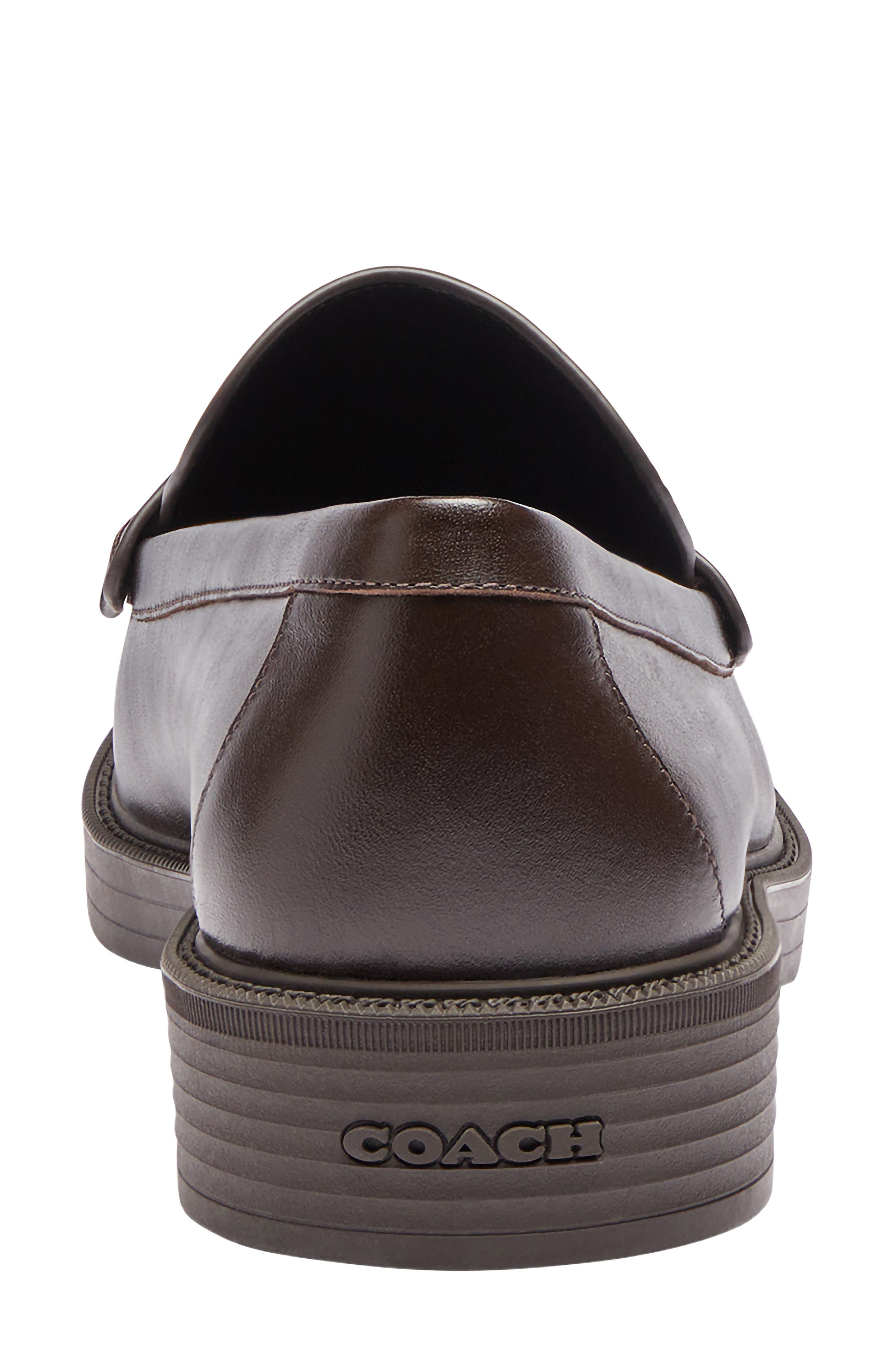 Astor Leather Loafer, Alternate, color, CHOCOLATE
