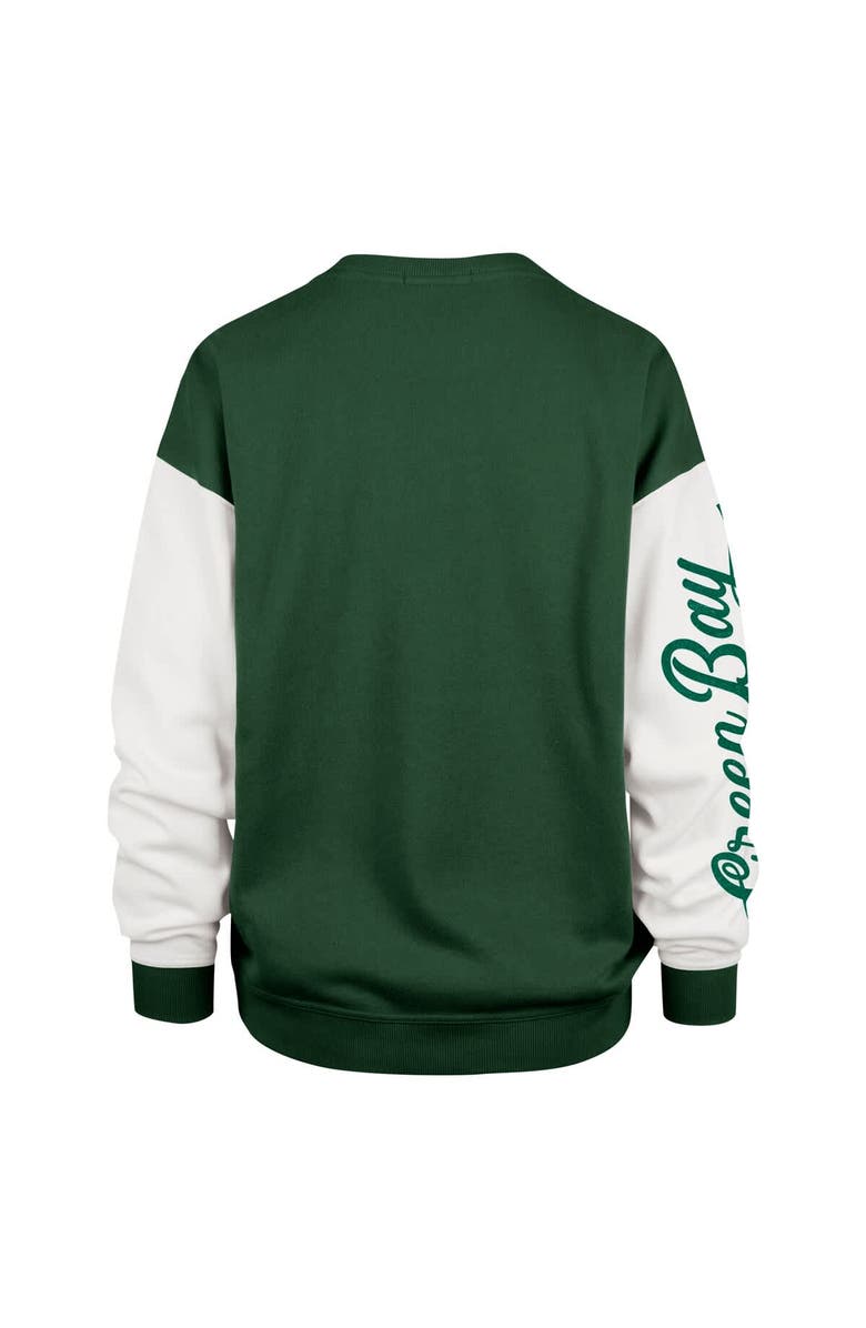 '47 Women's '47  Green Green Bay Packers Double Header Rise Andie Pullover Sweatshirt, Alternate, color, 