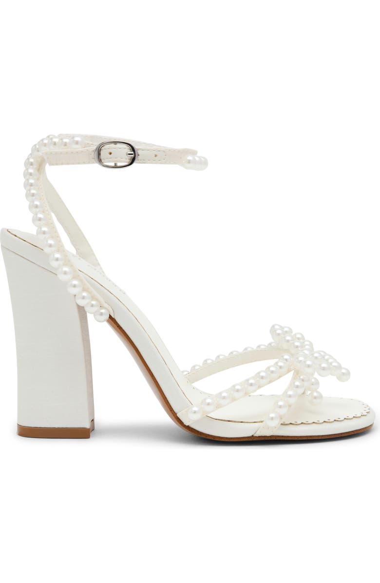 Steve Madden Hara Ankle Strap Sandal, Alternate, color, Ivory Pearl