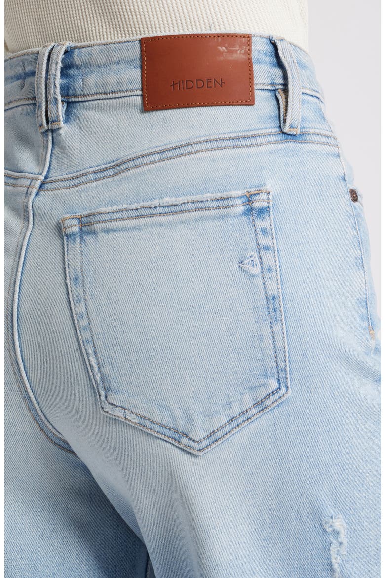 High Waist Wide Leg Jeans, Alternate, color, LIGHT WASH