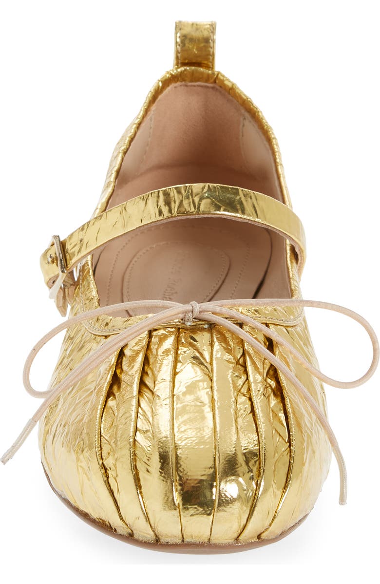 Simone Rocha Classic Pleated Toe Ballerina Flat, Alternate, color,