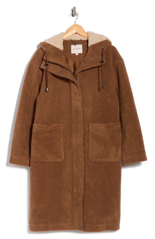Lucky Brand Missy Hooded Jacket In Brown