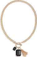 Lauren Ralph Lauren Erinite Charm Toggle Necklace