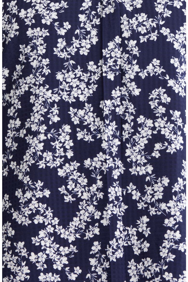 Floral Print Bell Sleeve Top, Alternate, color, PACIFIC NAVY/NAT WHT